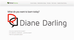 Desktop Screenshot of dianedarling.org